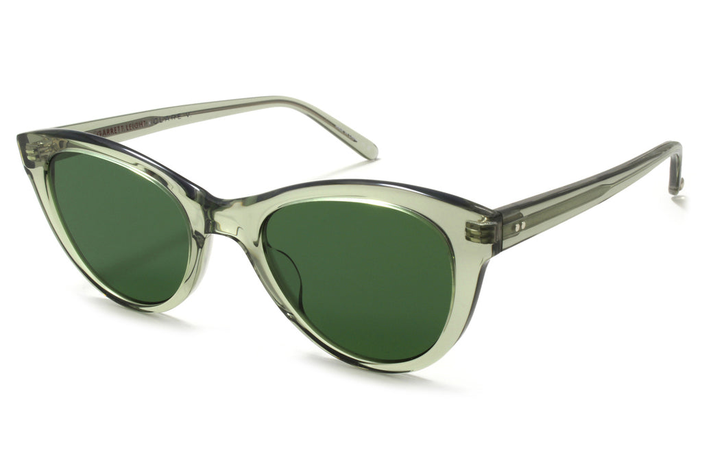 Garrett Leight - GLCO x Clare V. Sunglasses Bio Sage with Flat Bio Green Lenses