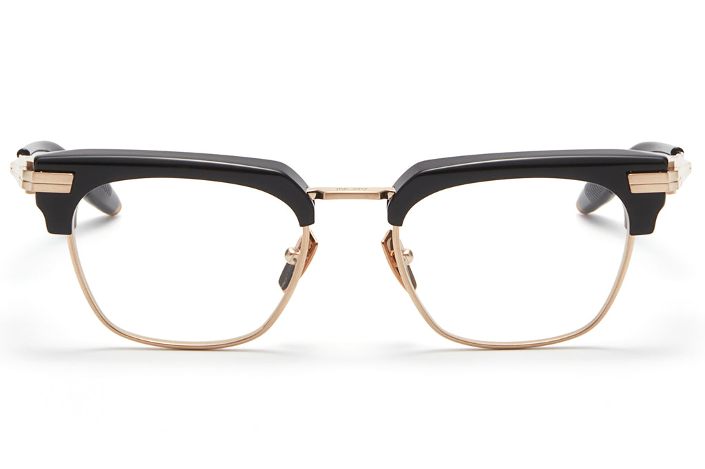 Akoni - Hubble Eyeglasses Black & Brushed White Gold