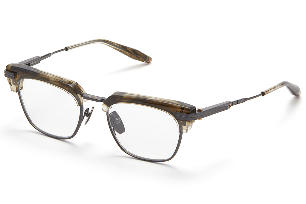 Akoni - Hubble Eyeglasses Green Swirl & Black Iron
