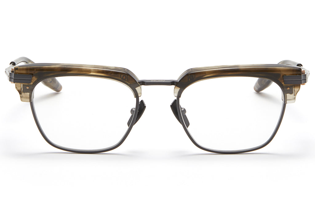 Akoni - Hubble Eyeglasses Green Swirl & Black Iron