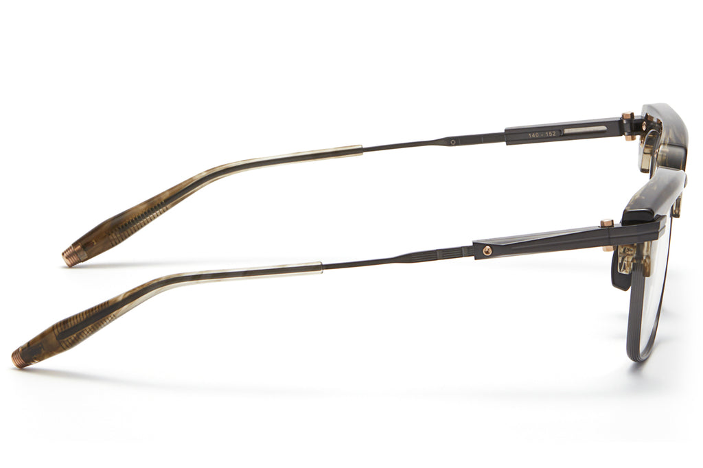 Akoni - Hubble Eyeglasses Green Swirl & Black Iron