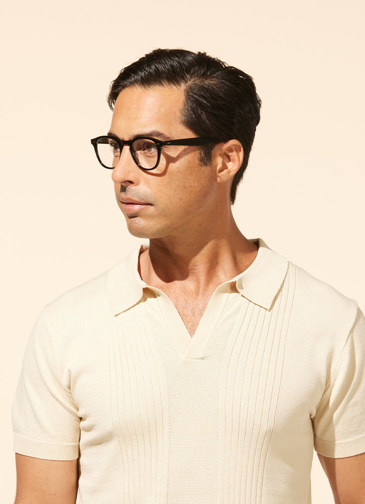 Garrett Leight - Hampton X Eyeglasses Black