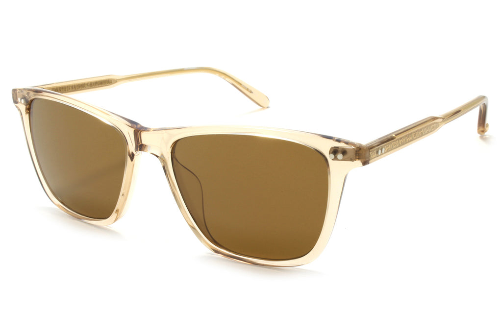 Garrett Leight - Hayes Sunglasses Brew with Pure Brown Polar Lenses