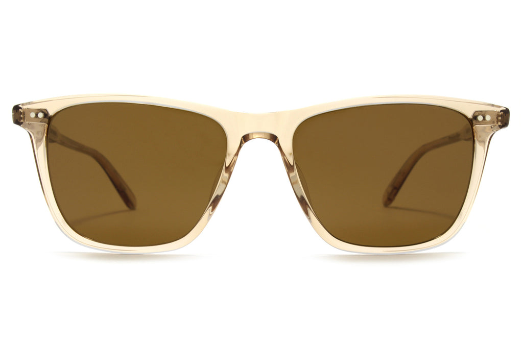 Garrett Leight - Hayes Sunglasses Brew with Pure Brown Polar Lenses