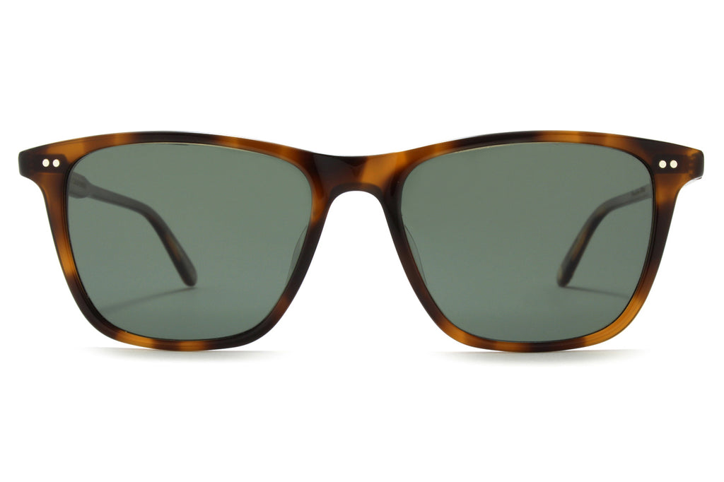 Garrett Leight - Hayes Sunglasses Spotted Brown Shell with Pure G15 Polar Lenses