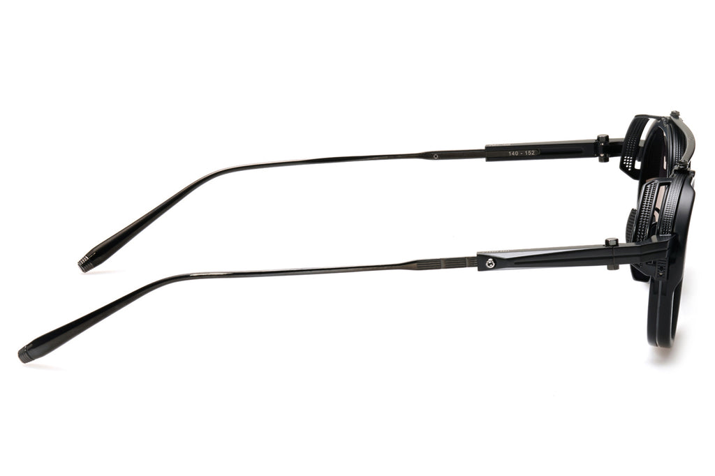 Akoni - Infinity Sunglasses Matte Black & Matte Black with Dark Grey to Olive Lenses