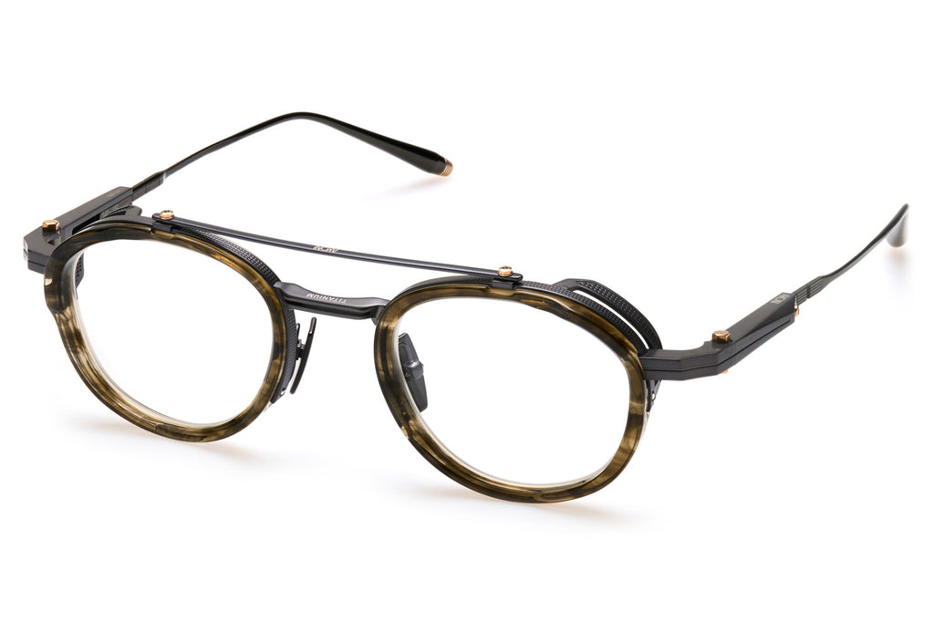 Akoni - Infinity Eyeglasses Crystal Dark Grey & Brushed Black Palladium