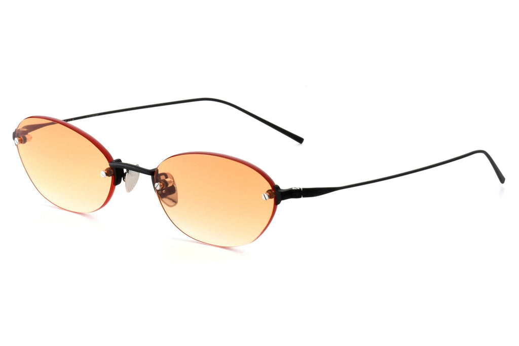AKILA® Eyewear - IO Sunglasses Matte Black w/ Orange Gradient Lenses