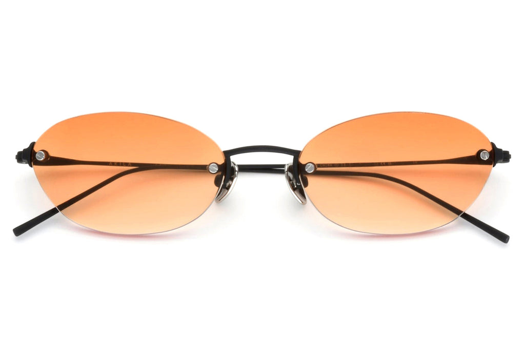 AKILA® Eyewear - IO Sunglasses Matte Black w/ Orange Gradient Lenses