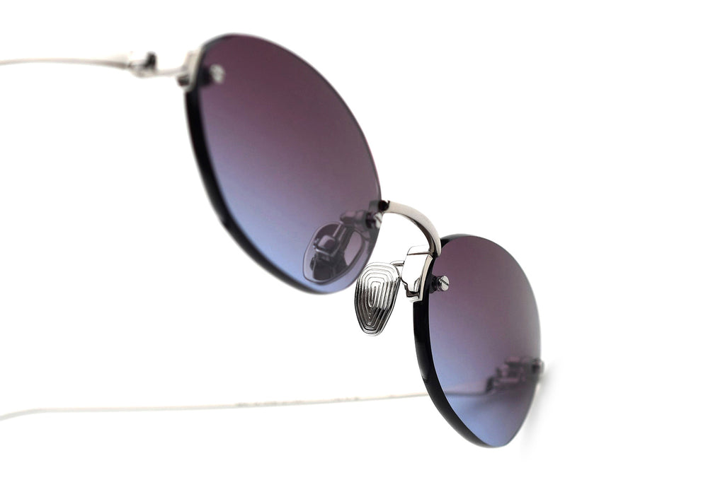 AKILA® Eyewear - IO Sunglasses Silver w/ Purple Gradient Lenses