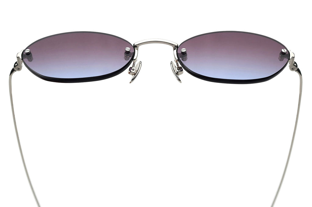 AKILA® Eyewear - IO Sunglasses Silver w/ Purple Gradient Lenses