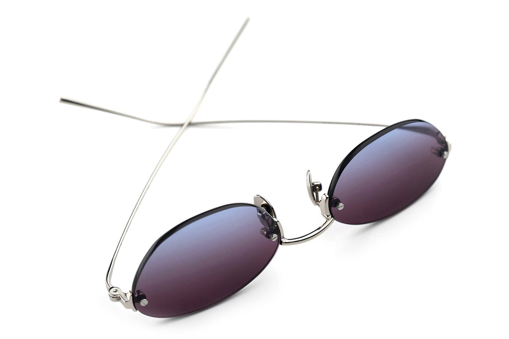 AKILA® Eyewear - IO Sunglasses Silver w/ Purple Gradient Lenses
