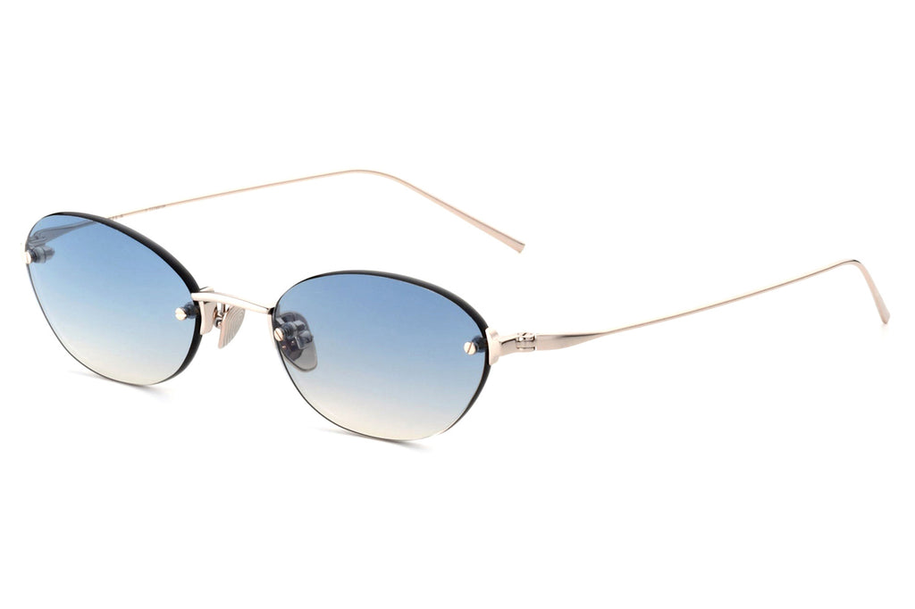 AKILA® Eyewear - IO Sunglasses Gold w/ Blue Gradient Lenses