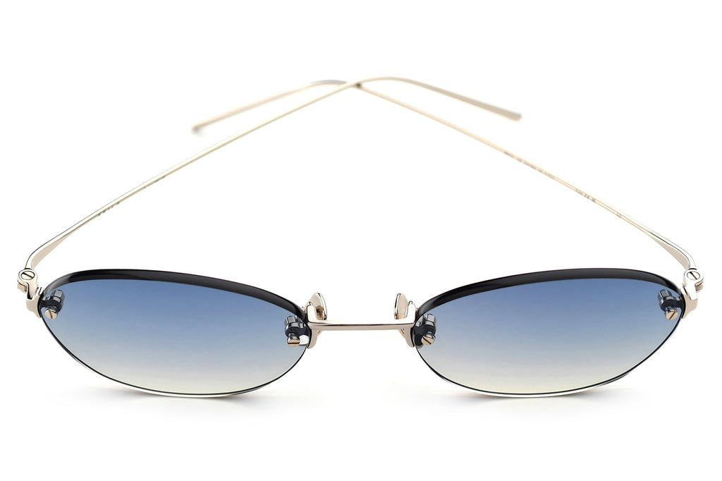 AKILA® Eyewear - IO Sunglasses Gold w/ Blue Gradient Lenses