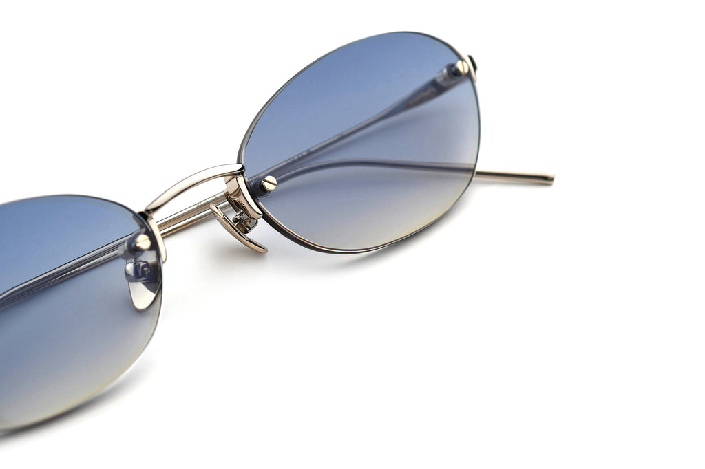AKILA® Eyewear - IO Sunglasses Gold w/ Blue Gradient Lenses