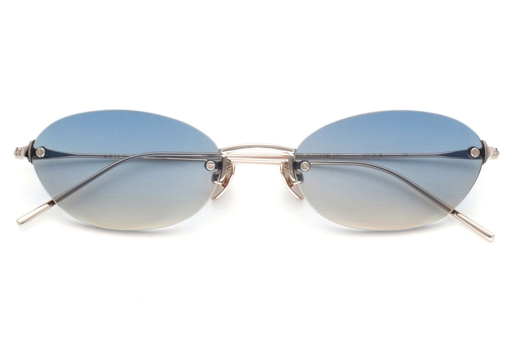 AKILA® Eyewear - IO Sunglasses Gold w/ Blue Gradient Lenses