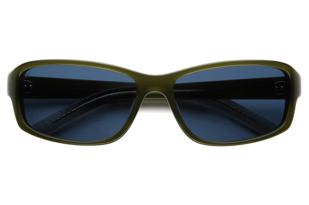 AKILA® Eyewear - Jet Sunglasses Gradient Green w/ Navy Lenses