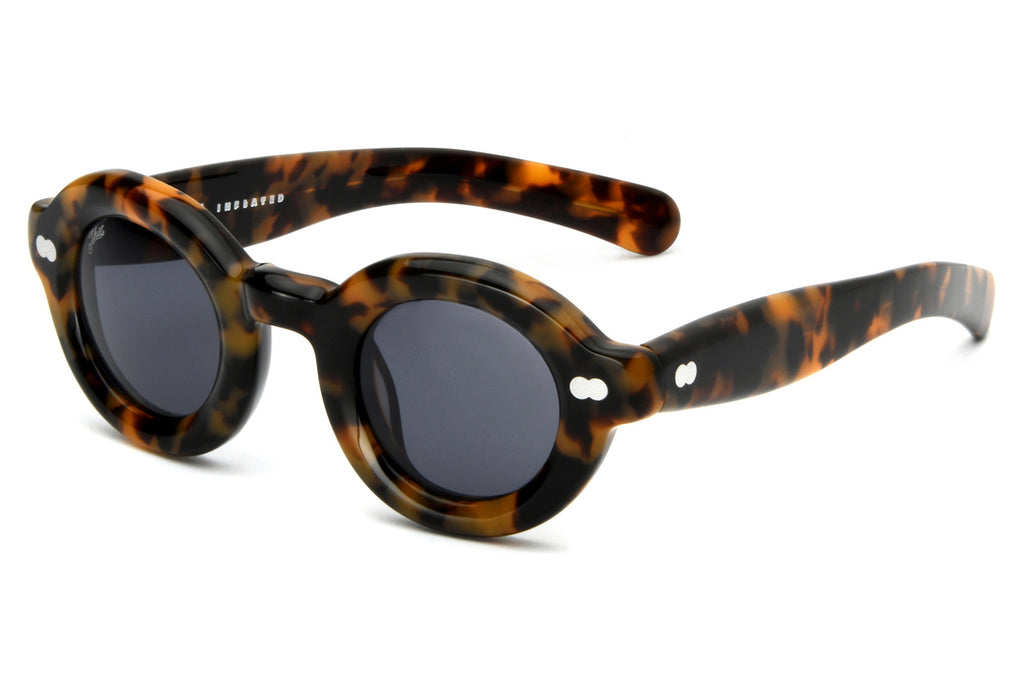 AKILA® Eyewear - Kaya_Inflated Sunglasses Tortoise w/ Black Lenses