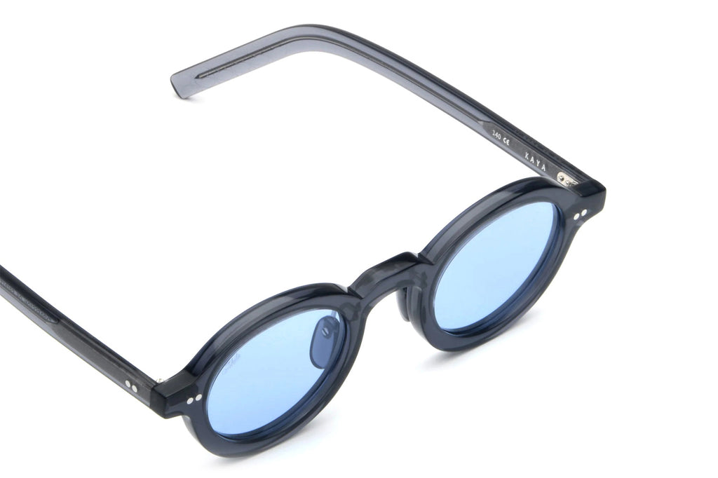 AKILA® Eyewear - Kaya Sunglasses Onyx w/ Sky Blue Lenses