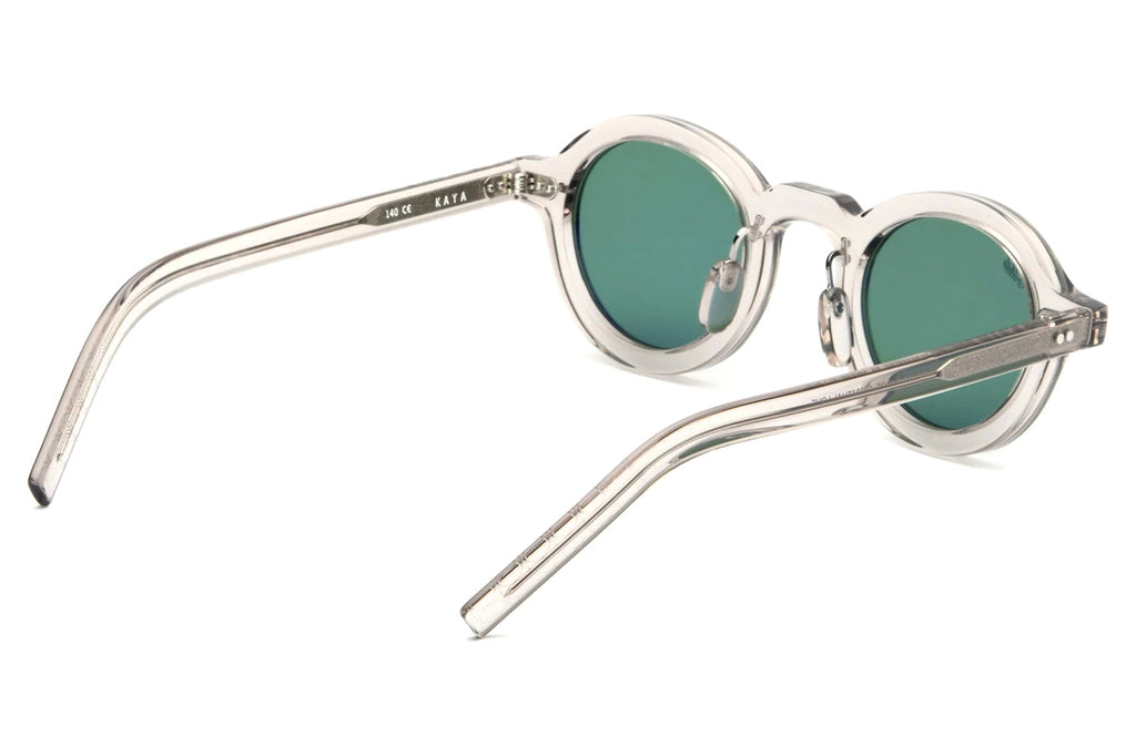 AKILA® Eyewear - Kaya Sunglasses Warm Grey w/ Green Lenses