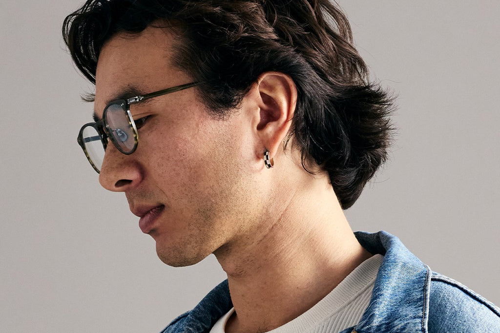 Garrett Leight - Kinney J Eyeglasses Ivy Tortoise