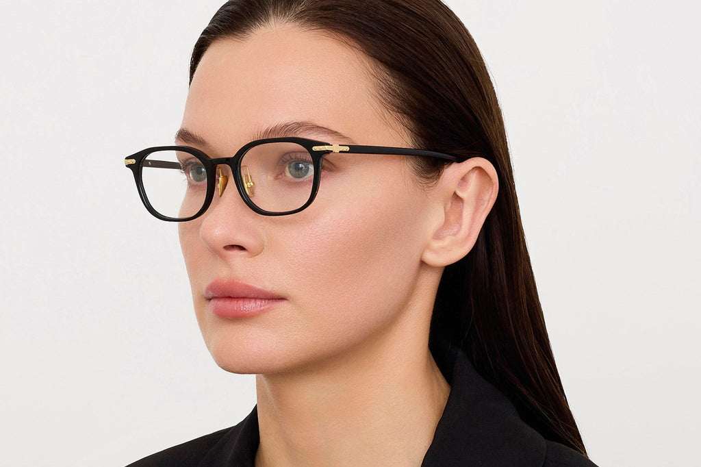 Linda Farrow - Ernst Eyeglasses Black/Yellow Gold (C1)