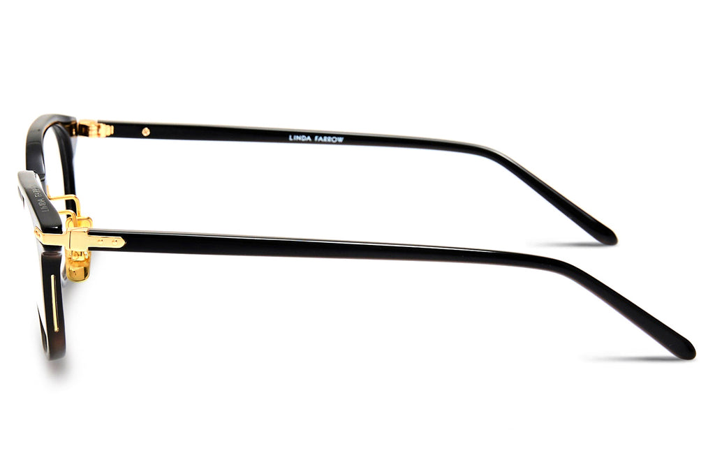 Linda Farrow - Ernst Eyeglasses Black/Yellow Gold (C1)