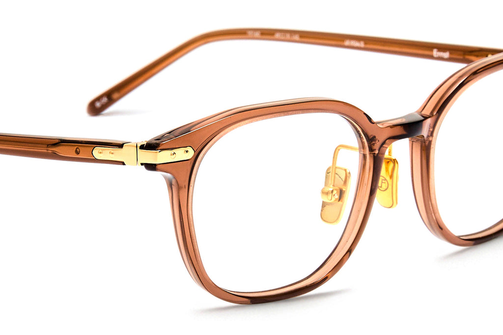 Linda Farrow - Ernst Eyeglasses Brown/Yellow Gold (C2)