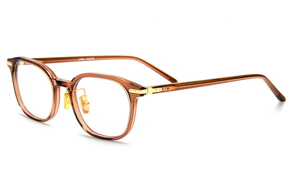 Linda Farrow - Ernst Eyeglasses Brown/Yellow Gold (C2)