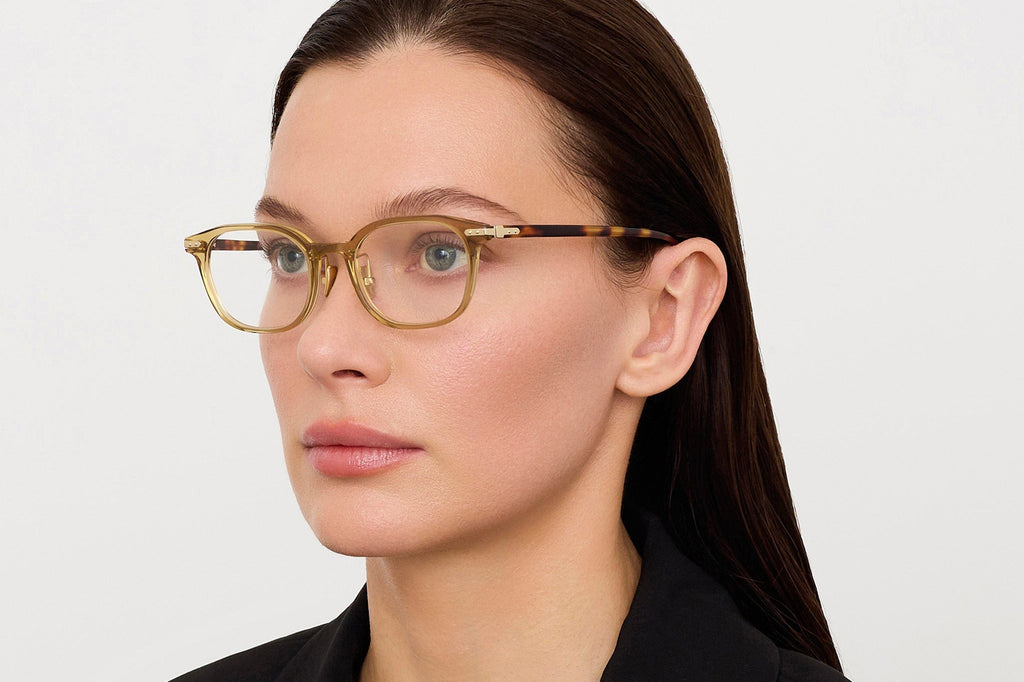 Linda Farrow - Ernst Eyeglasses Khaki/Dark Tortoise/Light Gold (C4)