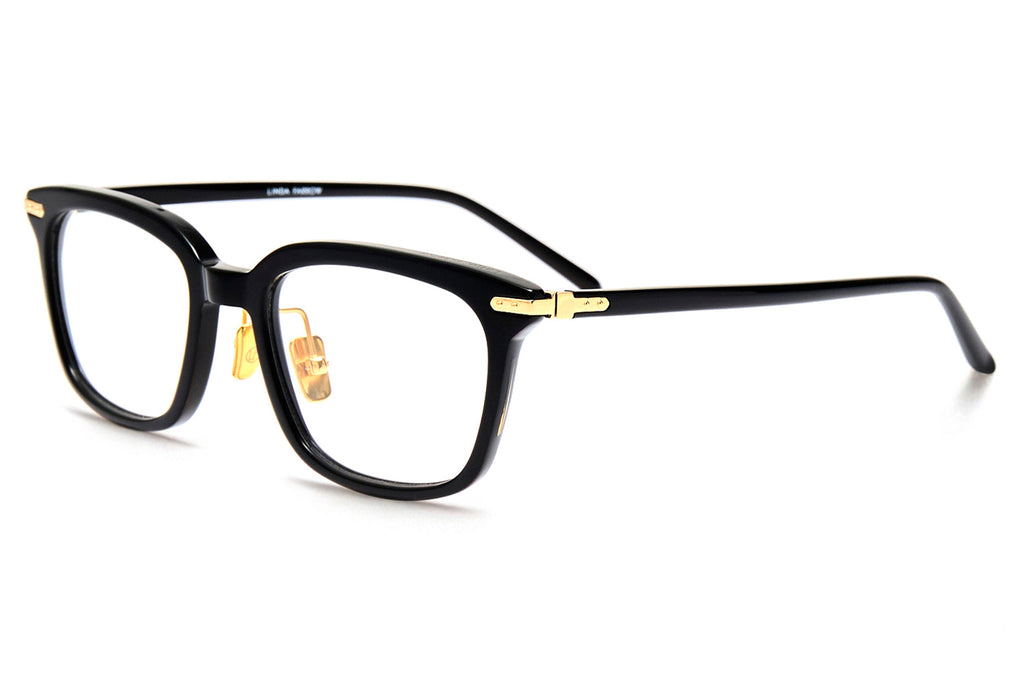 Linda Farrow - Diller Eyeglasses Black/Yellow Gold (C1)
