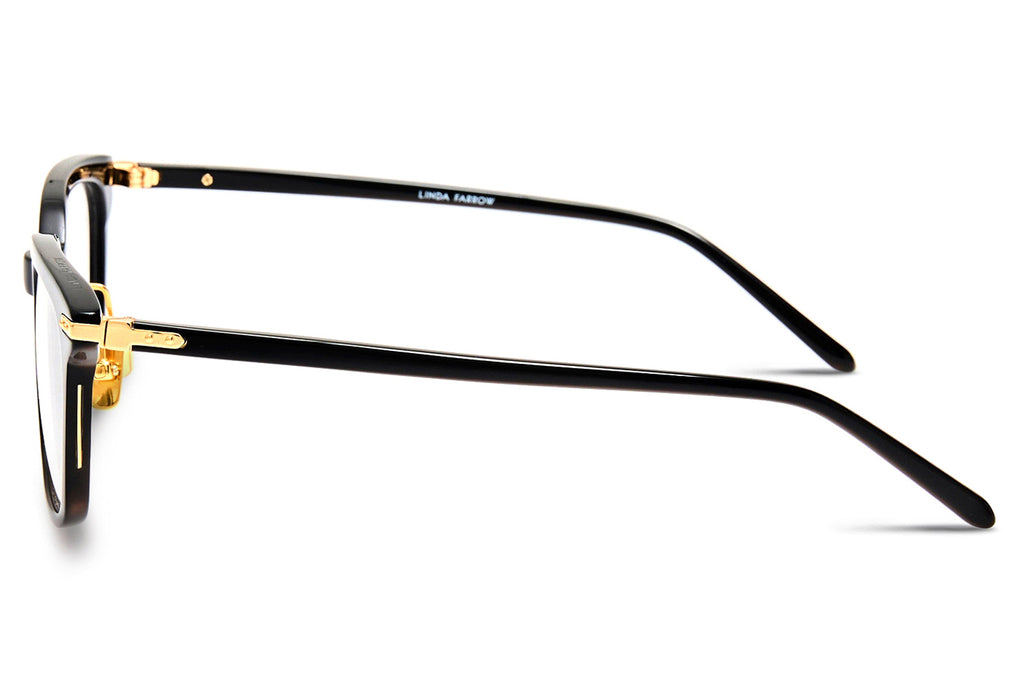Linda Farrow - Diller Eyeglasses Black/Yellow Gold (C1)