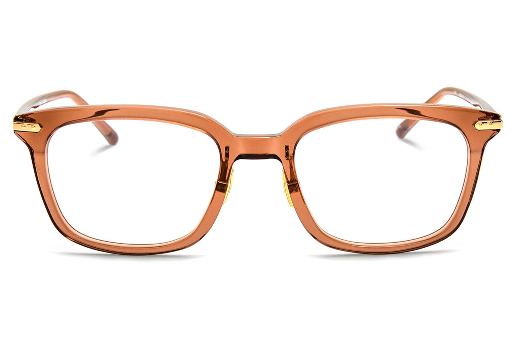 Linda Farrow - Diller Eyeglasses Brown/Yellow Gold (C2)