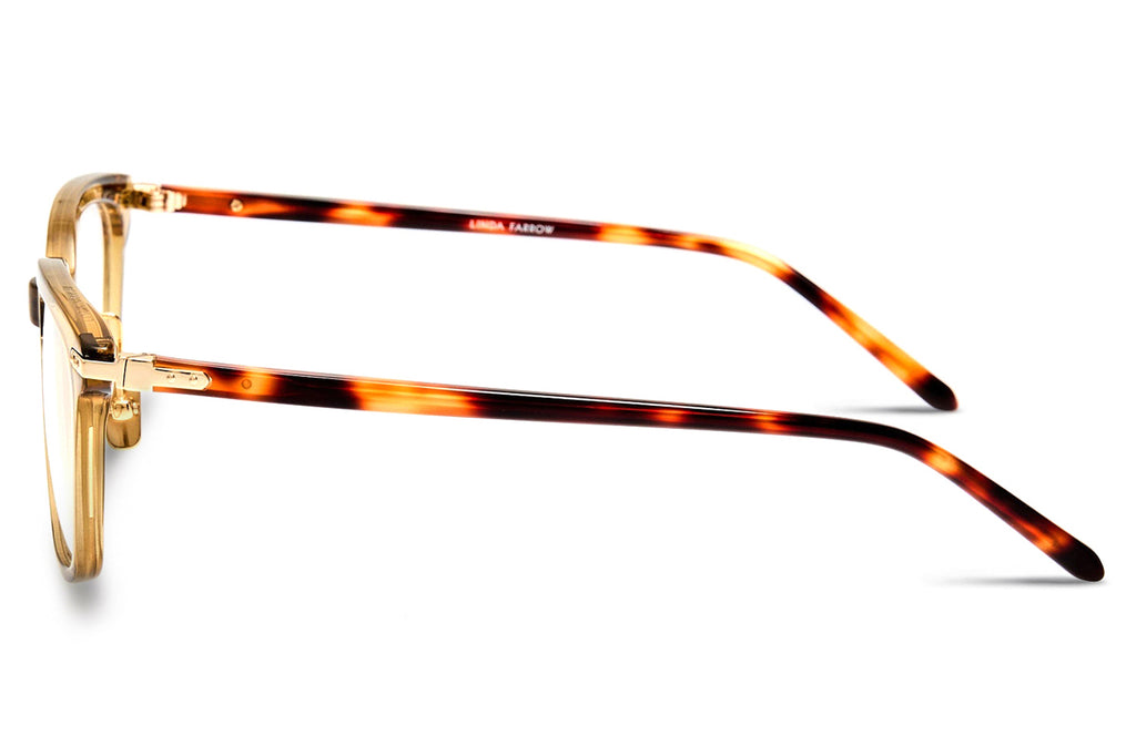 Linda Farrow - Diller Eyeglasses Khaki/Dark Tortoise/Light Gold (C4)
