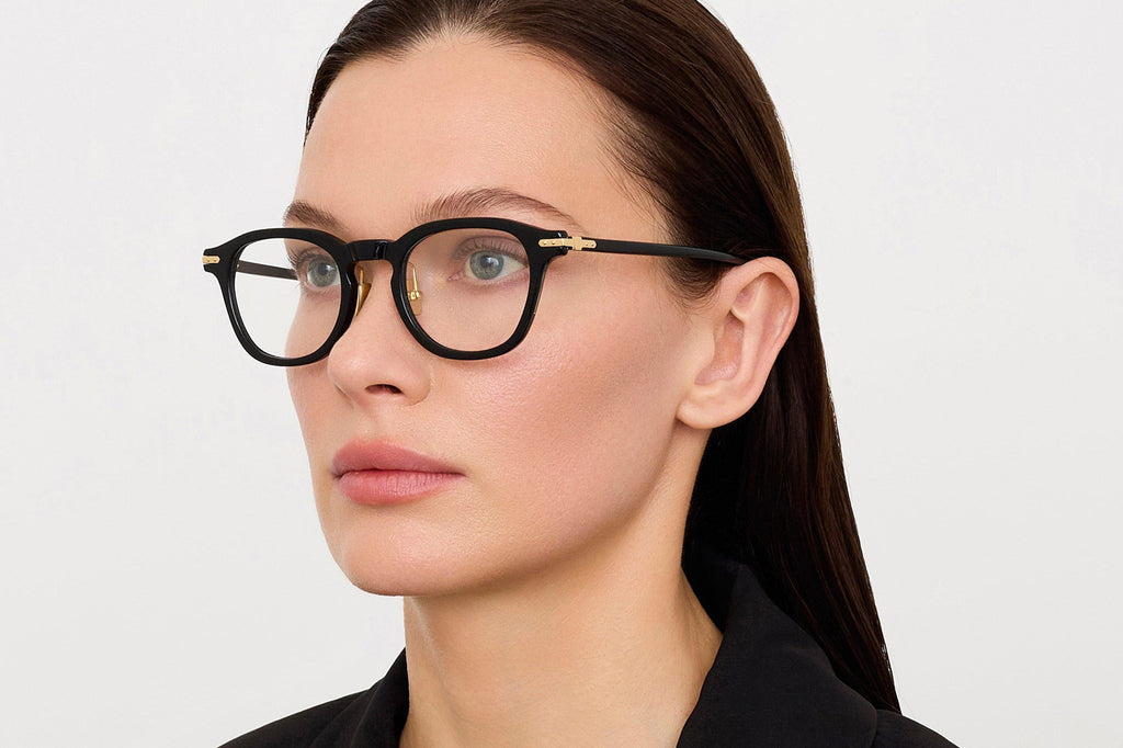 Linda Farrow - Nouvel Eyeglasses Black/Yellow Gold (C1)