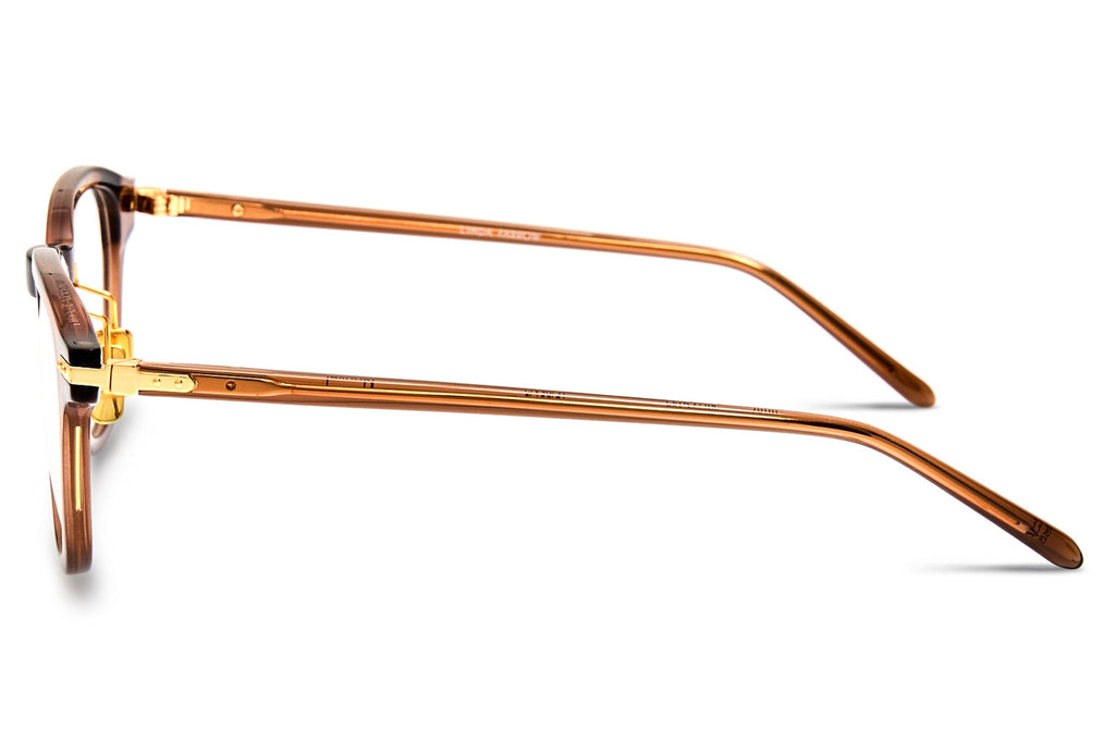 Linda Farrow - Nouvel Eyeglasses Brown/Yellow Gold (C2)