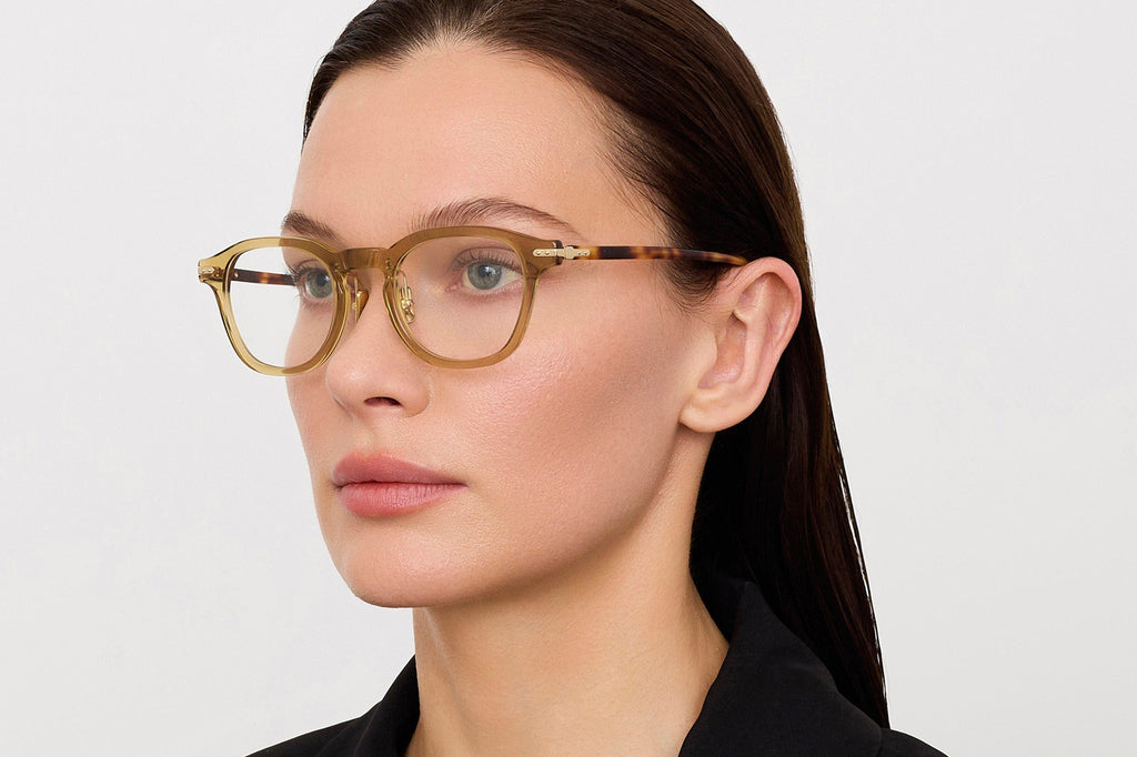 Linda Farrow - Nouvel Eyeglasses Khaki/Dark Tortoise/Light Gold (C4)