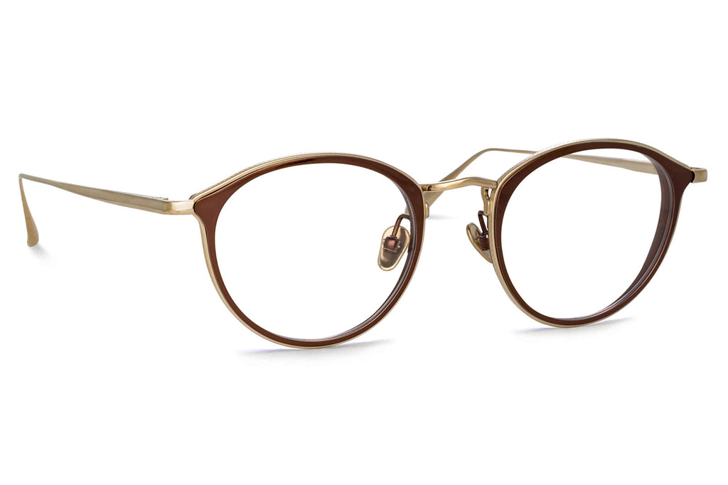 Linda Farrow - Luis Eyeglasses Light Gold/Brown (C3)