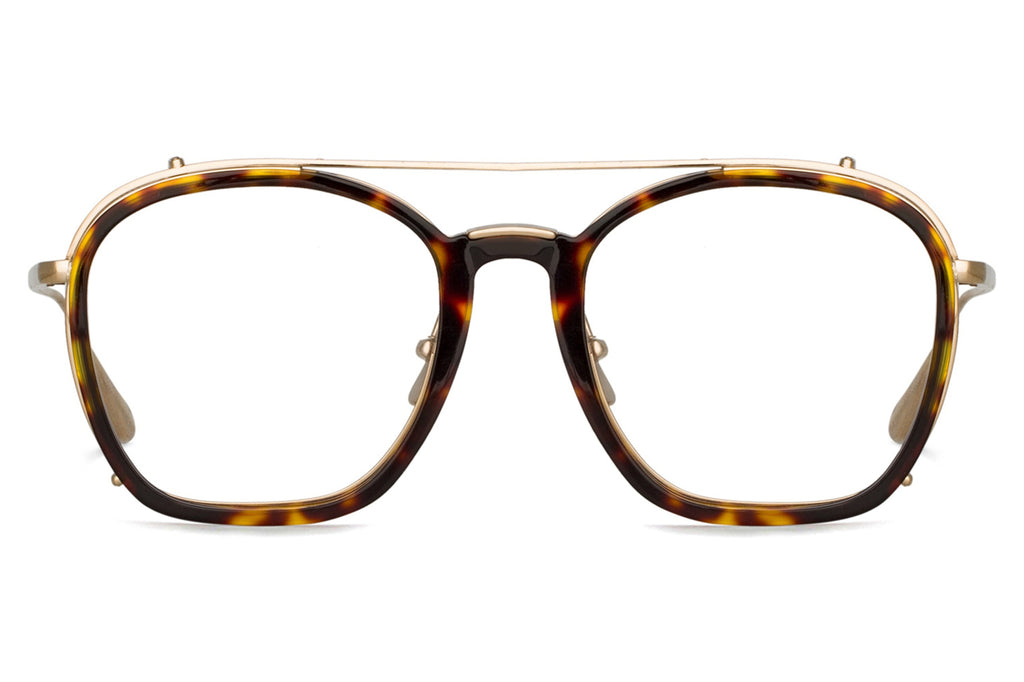 Linda Farrow - Aston Eyeglasses Light Gold/Tortoiseshell (C5)