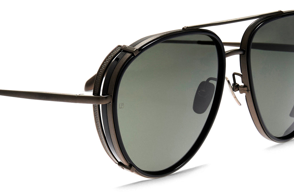 Linda Farrow - Dimitri Sunglasses Black/Matte Nickel (C4)