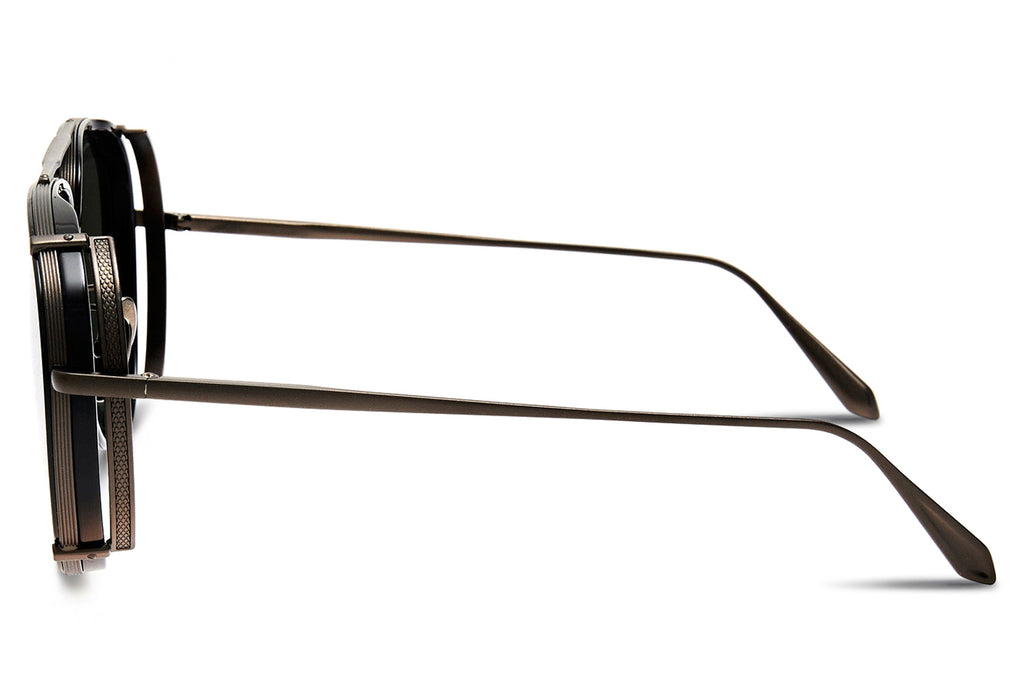 Linda Farrow - Dimitri Sunglasses Black/Matte Nickel (C4)