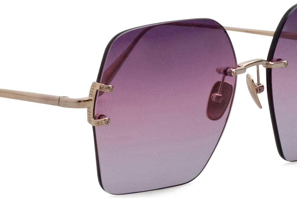 Linda Farrow - Carina Sunglasses Light Gold (C6)