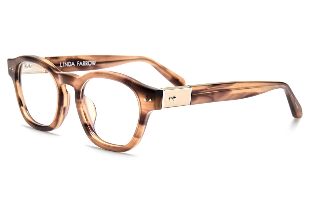Linda Farrow - Talbot Eyeglasses Grey Horn (C10)