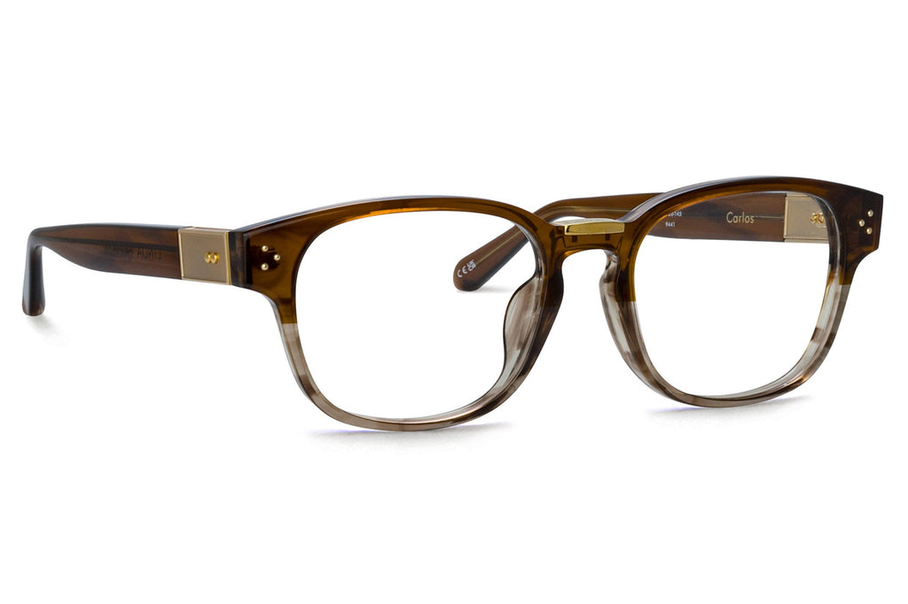 Linda Farrow - Carlos Eyeglasses Caramel Horn (C3)