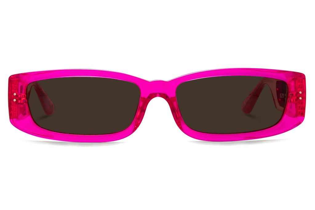 Linda Farrow - Talita Sunglasses Neon Pink (C7)