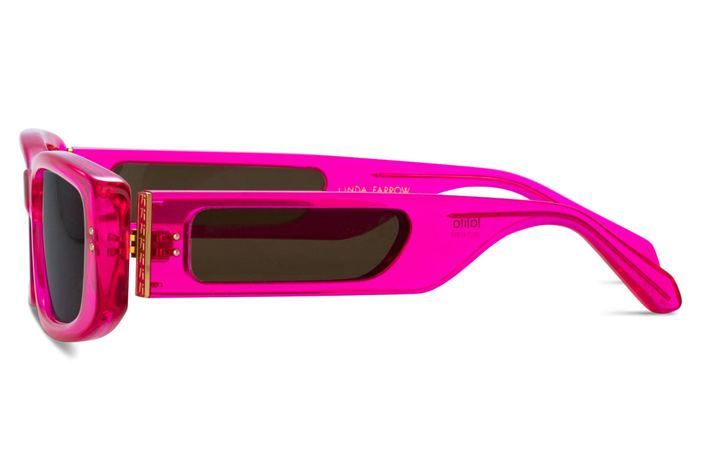 Linda Farrow - Talita Sunglasses Neon Pink (C7)