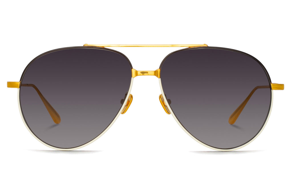 Linda Farrow - Marcelo Sunglasses Black/Cream (C3)