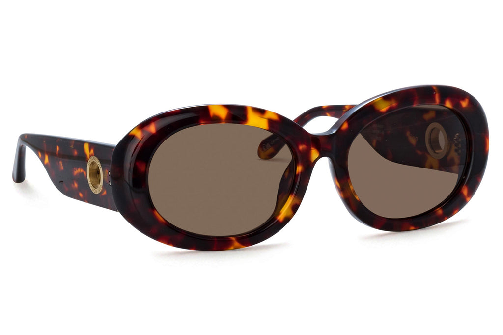 Linda Farrow - Lina Sunglasses Dark Tortoiseshell (C2)