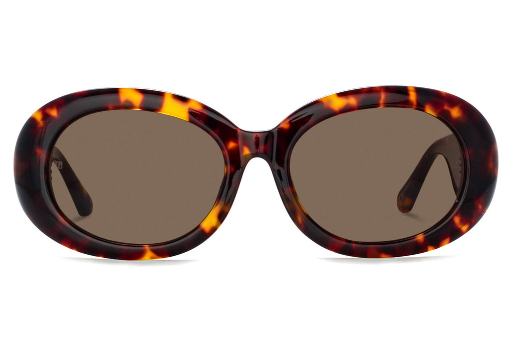 Linda Farrow - Lina Sunglasses Dark Tortoiseshell (C2)
