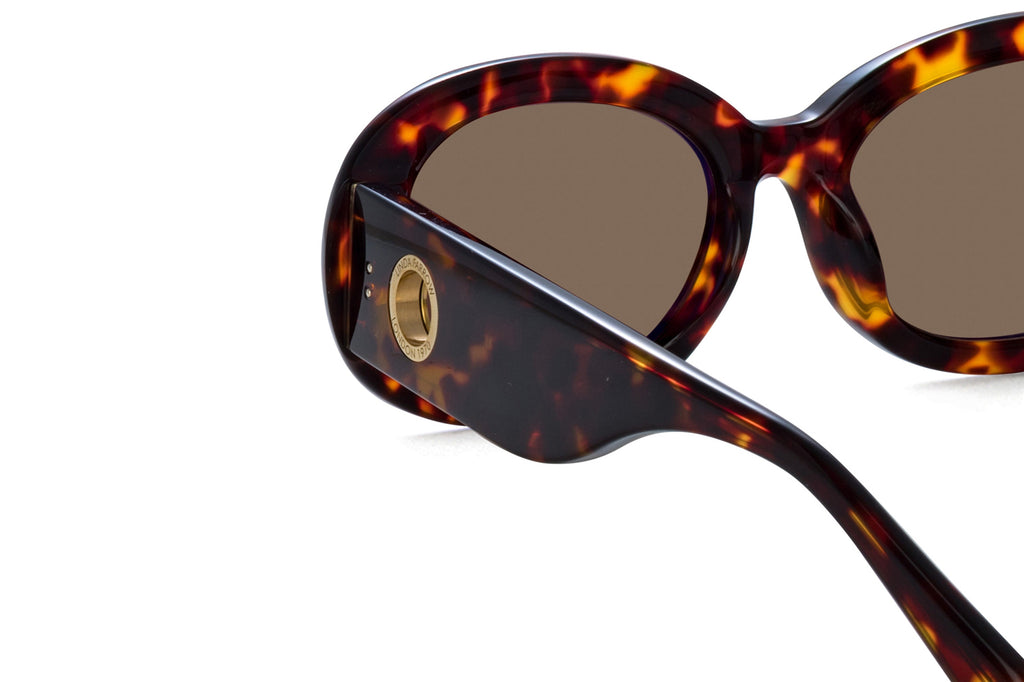 Linda Farrow - Lina Sunglasses Dark Tortoiseshell (C2)